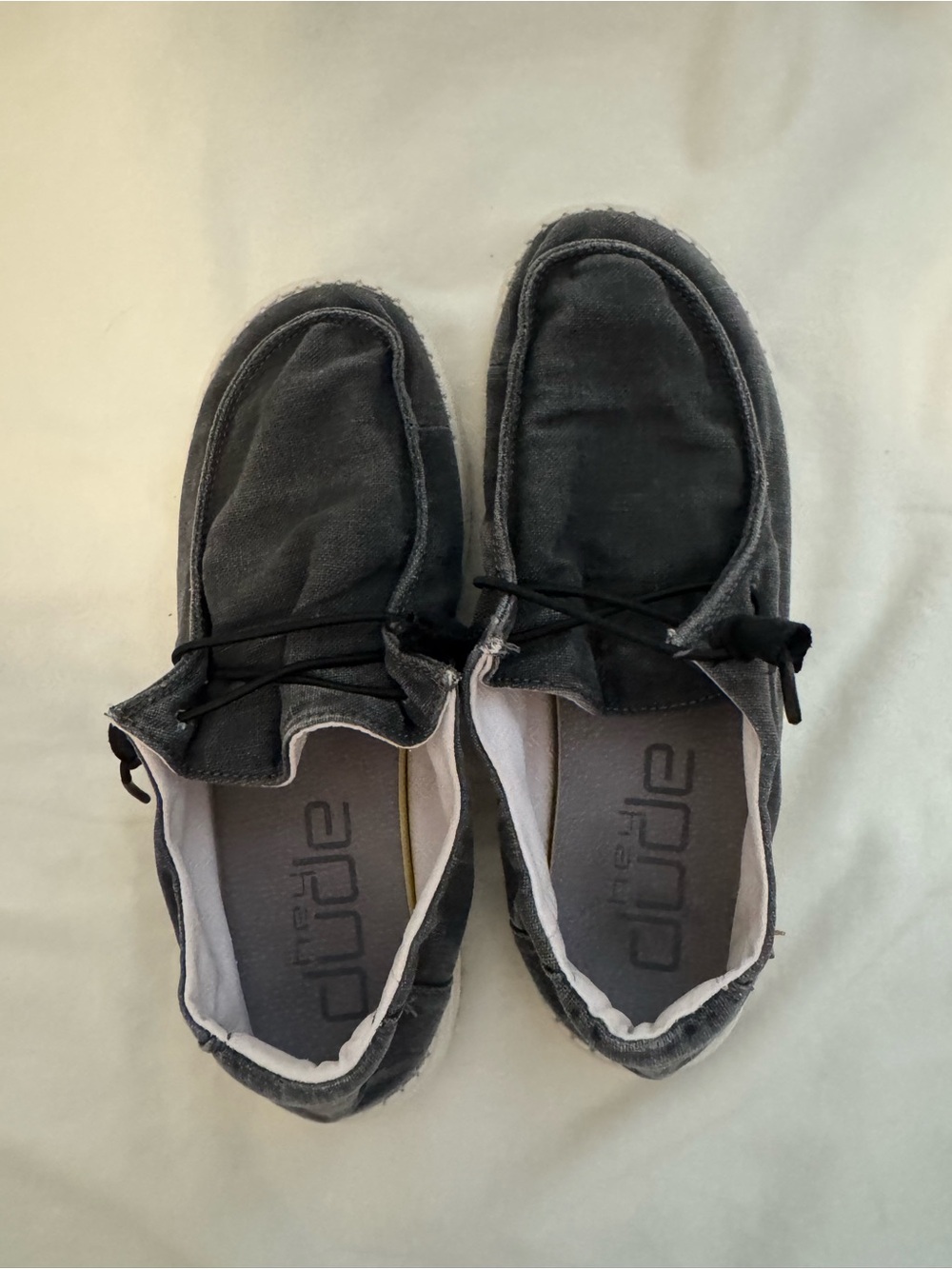 Slip-On Loafers in Charcoal Gray